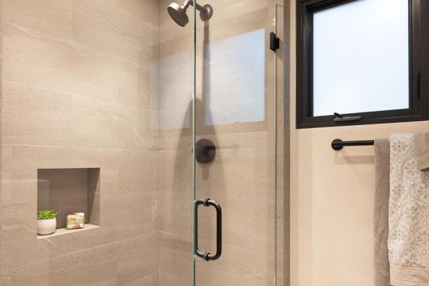 Bathroom, Glass Shower, Interior