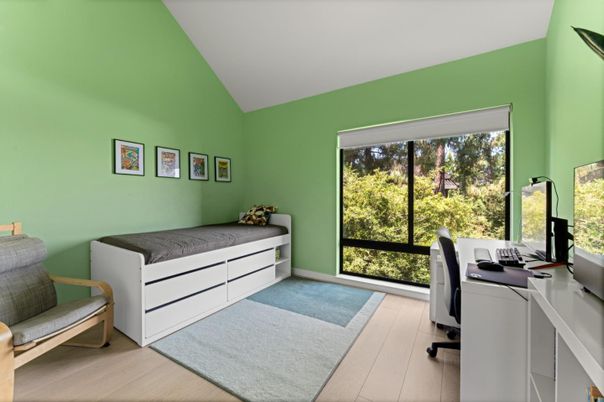 Home Office, Interior, Wood Texture Flooring