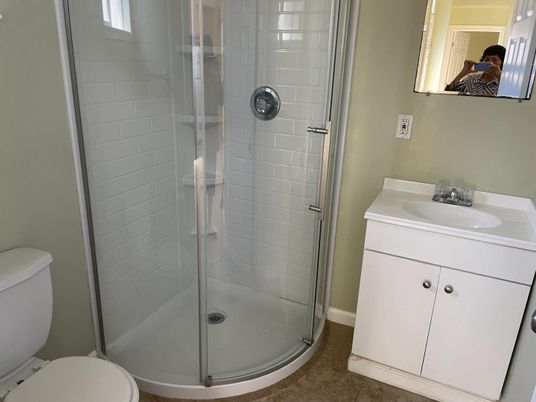 Bathroom, Glass Shower, Interior