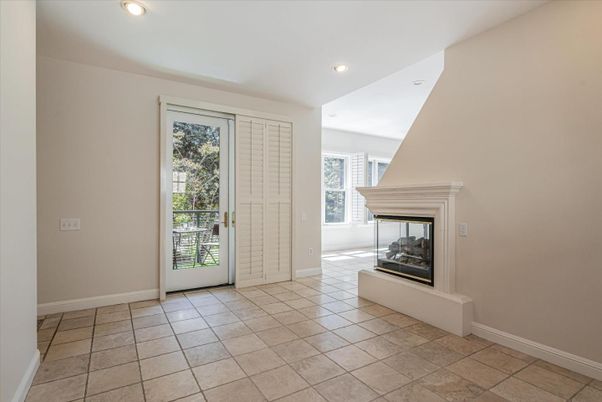 Empty room, Fireplace, Interior, Recessed Lighting