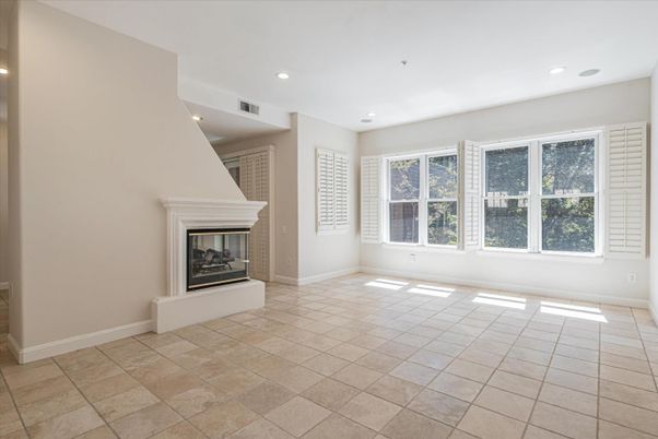 Empty room, Fireplace, Interior, Recessed Lighting