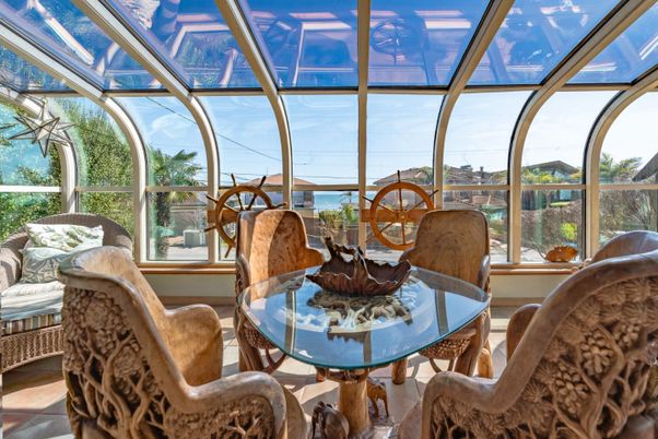 Dining room, Glass Ceilings, Interior, Sun Room