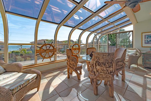 Dining room, Glass Ceilings, Interior, Sun Room