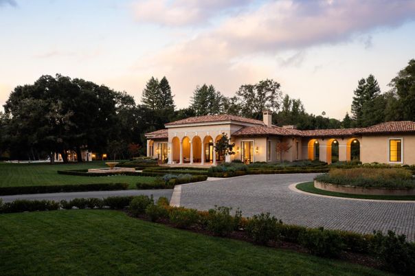 Backyard, Exterior, Facade, Spanish Mediterranean