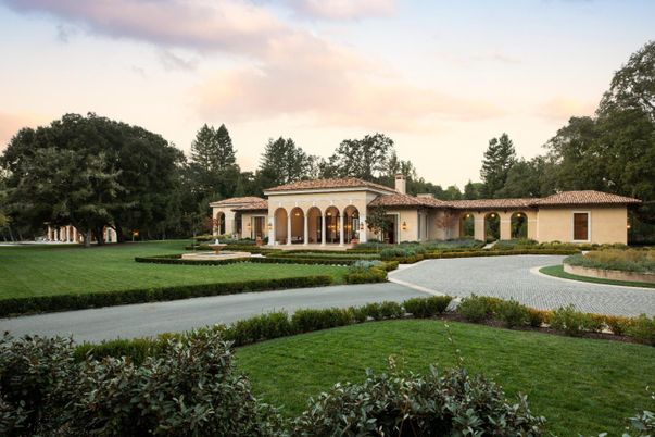Backyard, Exterior, Facade, Spanish Mediterranean