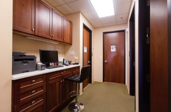 Home Office, Interior, Recessed Lighting