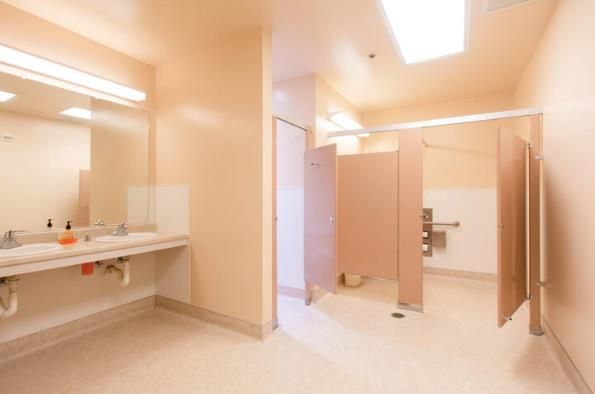 Bathroom, Interior, Recessed Lighting