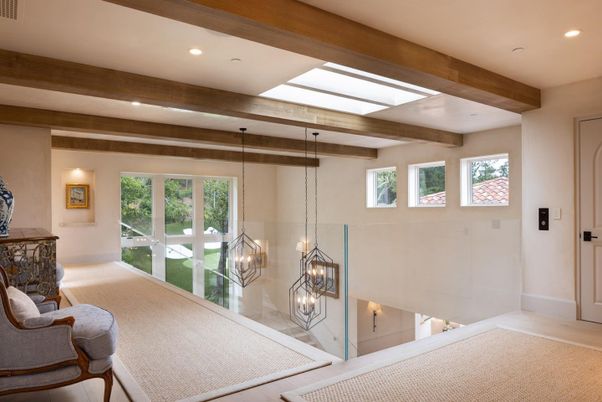 Interior, Pendant Lights, Recessed Lighting, Wooden Beams