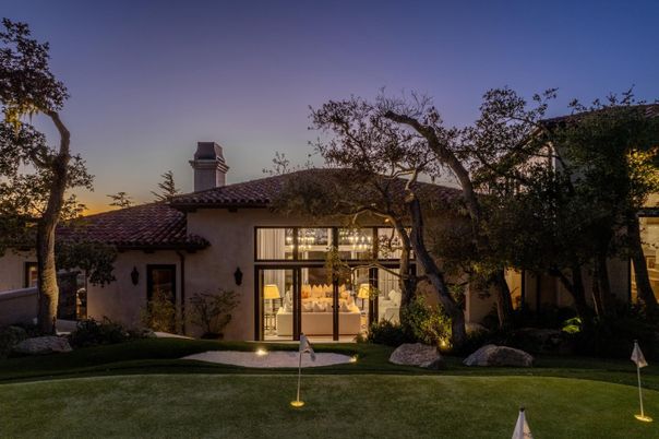 Backyard, Exterior, Facade, Spanish Mediterranean