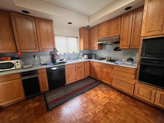 Interior, Kitchen, Wood Texture Flooring