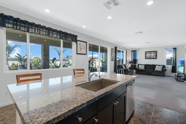 Interior, Kitchen, Living room, Recessed Lighting