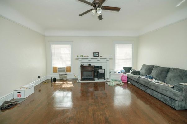 Fireplace, Interior, Wood Texture Flooring