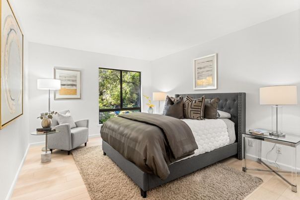 Bedroom, Interior, Wood Texture Flooring
