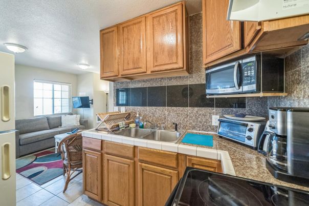 Interior, Kitchen, Living room, Tile Countertops