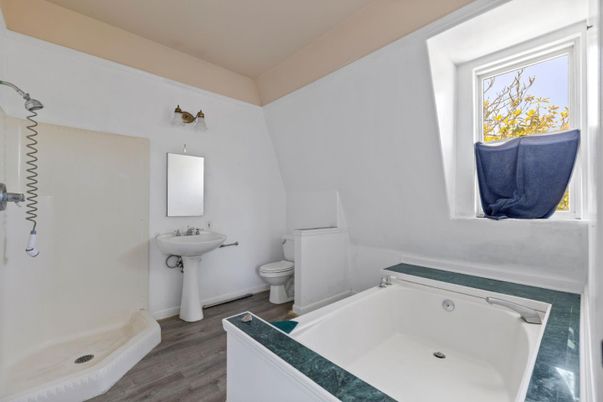 Bathroom, Interior, Wood Texture Flooring