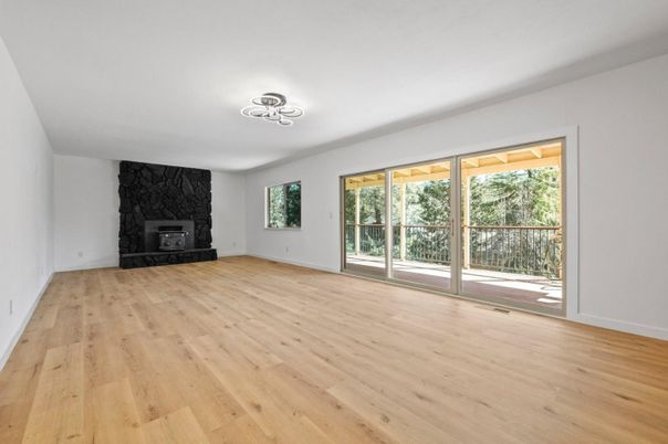 Empty room, Interior, Wood Texture Flooring