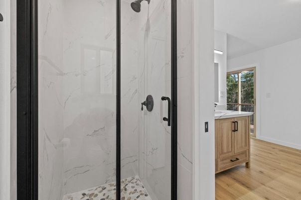 Bathroom, Interior, Wood Texture Flooring