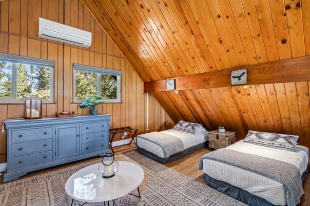 Bedroom, Interior, Wooden Ceilings, Wood Texture Flooring, Wooden Walls