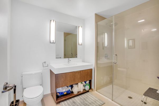 Bathroom, Glass Shower, Interior