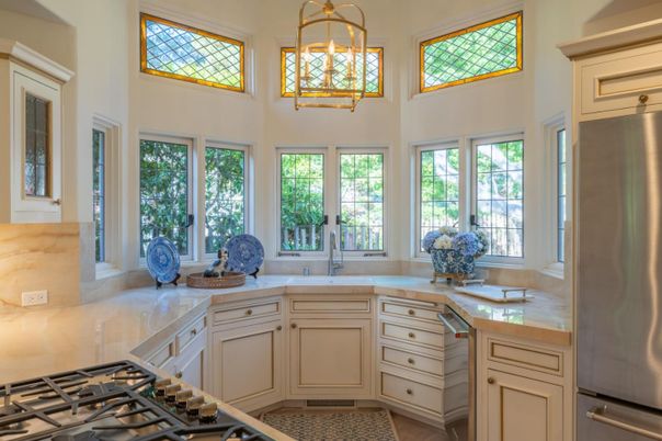 Interior, Kitchen, Pendant Lights, Stainless Steel Appliances