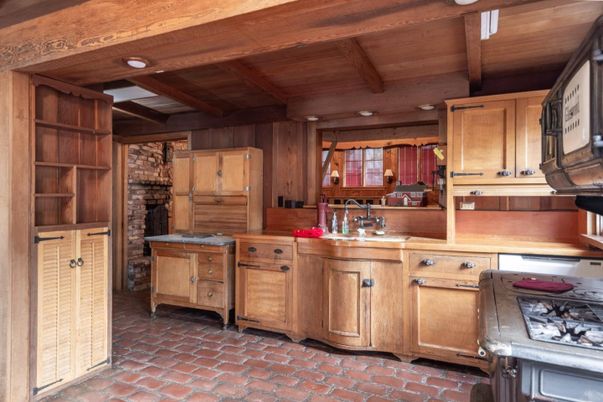 Interior, Kitchen, Wooden Beams, Wooden Ceilings