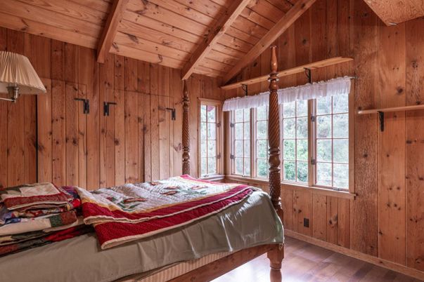 Bedroom, Interior, Wooden Beams, Wooden Ceilings, Wood Texture Flooring, Wooden Walls