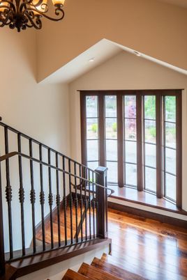 Chandelier, Interior, Recessed Lighting, Wood Texture Flooring