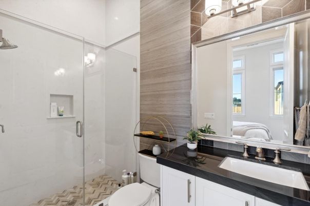Bathroom, Glass Shower, Interior