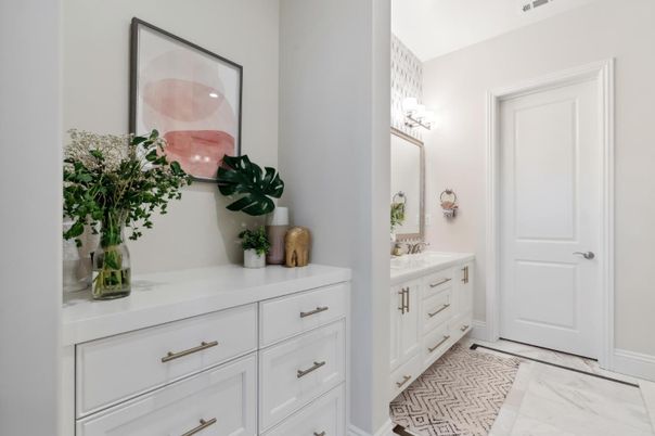 Bathroom, Dual Sink Vanities, Interior, Marble