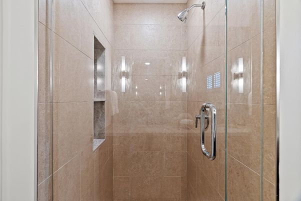 Bathroom, Glass Shower, Interior