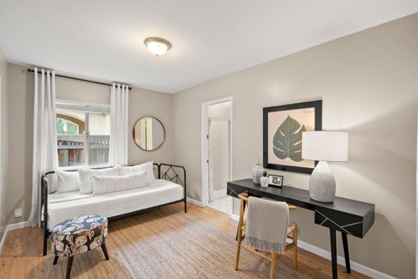 Home Office, Interior, Wood Texture Flooring