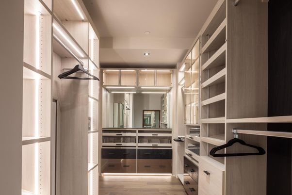 Interior, Recessed Lighting, Walk-in Closets, Wood Texture Flooring