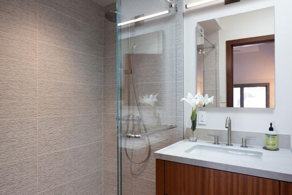Bathroom, Glass Shower, Interior