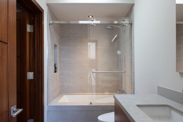 Bathroom, Glass Shower, Interior