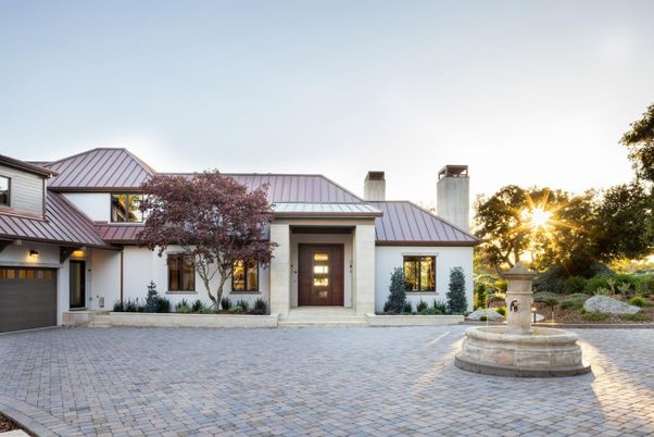 Attached, Exterior, Facade, Farmhouse