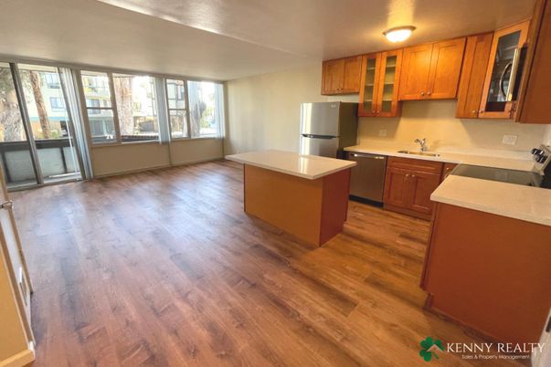 Interior, Kitchen, Wood Texture Flooring