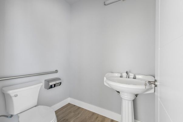 Bathroom, Interior, Wood Texture Flooring