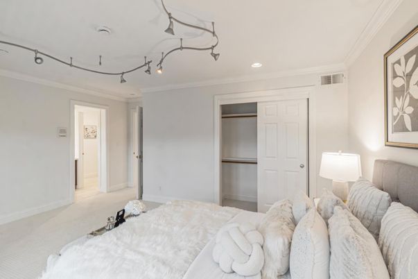 Bedroom, Interior, Recessed Lighting