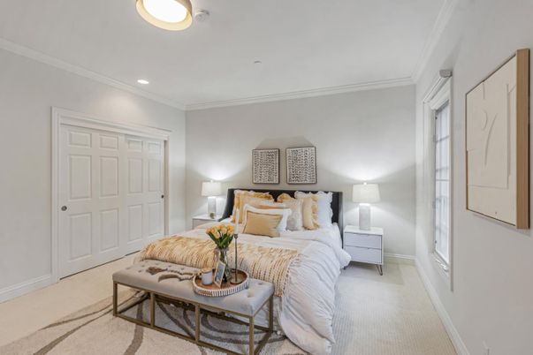 Bedroom, Interior, Recessed Lighting