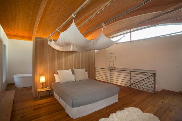 Bathroom, Bedroom, Interior, Wooden Ceilings, Wood Texture Flooring