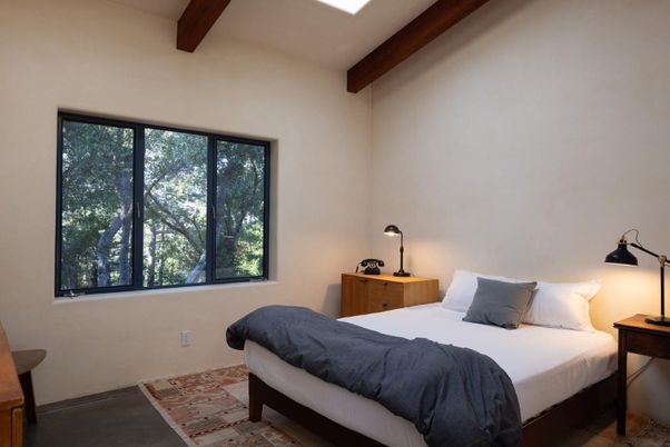 Bedroom, Interior, Wooden Beams