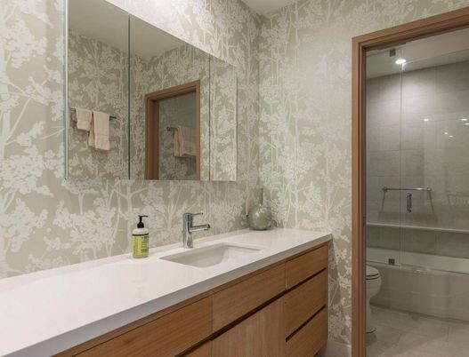 Bathroom, Glass Shower, Interior
