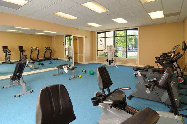 Fitness Equipment, Interior, Recessed Lighting