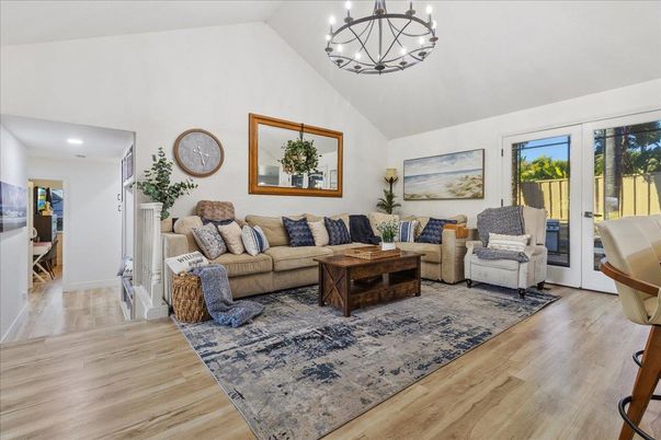 Chandelier, Interior, Living room, Wood Texture Flooring
