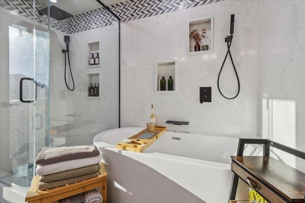 Bathroom, Glass Shower, Interior