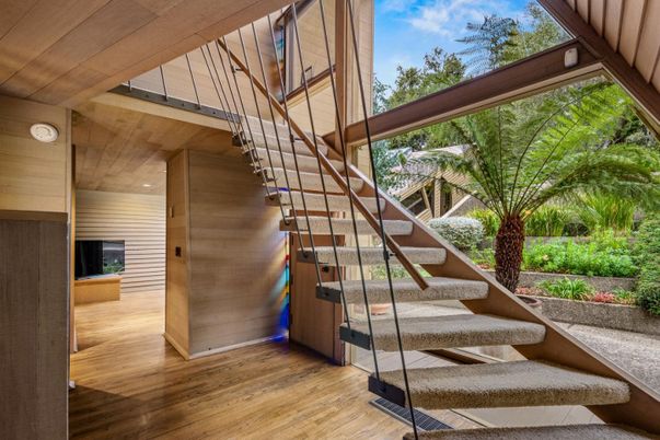 Exterior, Wood Texture Flooring