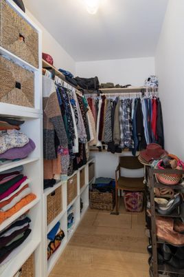Interior, Walk-in Closets, Wood Texture Flooring