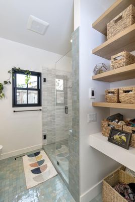 Bathroom, Glass Shower, Interior