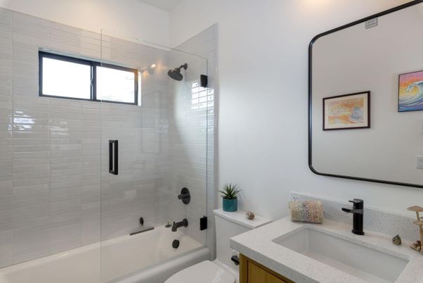 Bathroom, Glass Shower, Interior