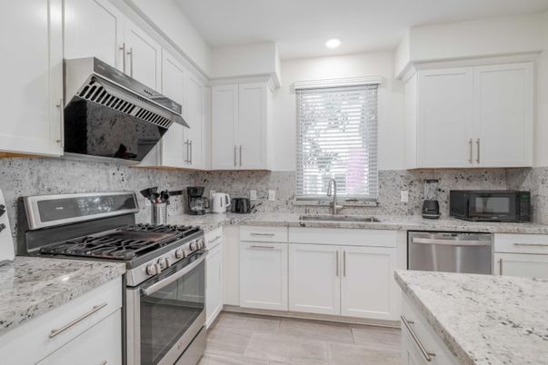 Interior, Kitchen, Recessed Lighting, Stainless Steel Appliances